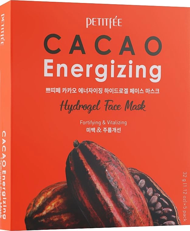 [PETITFEE] Маска гидрогелевая для лица КАКАО Cacao Energizing Hydrogel Face Mask, 1 шт